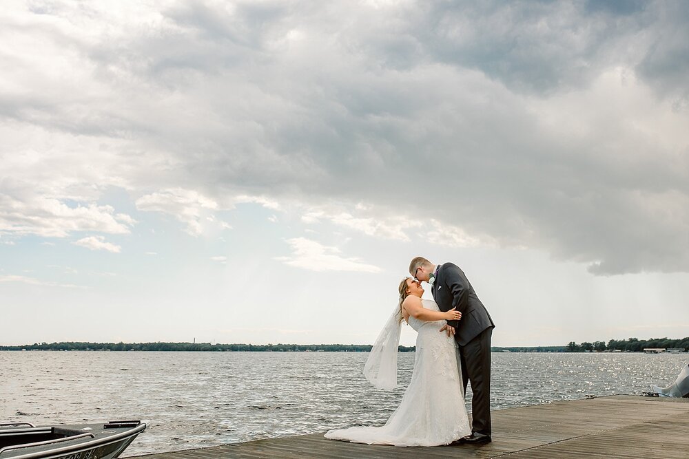 Detroit Lakes Holy Rosary Wedding with a Lakeside Reception at the Holiday Inn | Britt &amp; Mitch