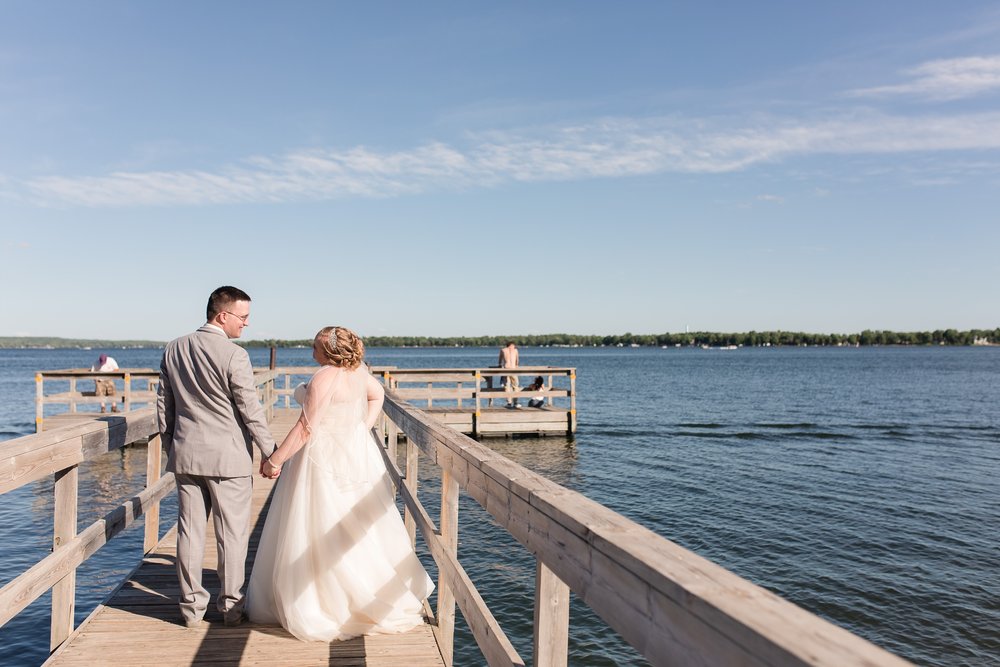 Lake Park Lutheran Church and Holiday Inn Detroit Lakes, Lakeside Wedding by Amber Langerud Photography | Vanessa &amp; Eric