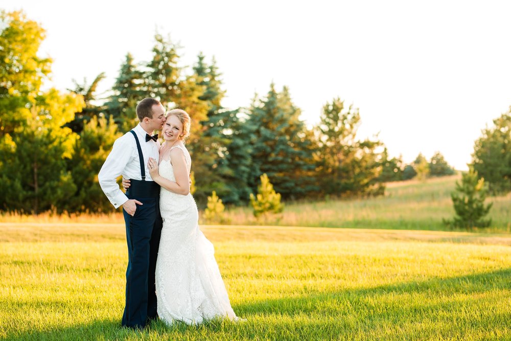 Summertime, Country Styled, Patriotic, Barn Wedding on the Lake at The Barn at Five Lakes near Frazee, MN by Amber Langerud Photography | Adrienne &amp; Nick