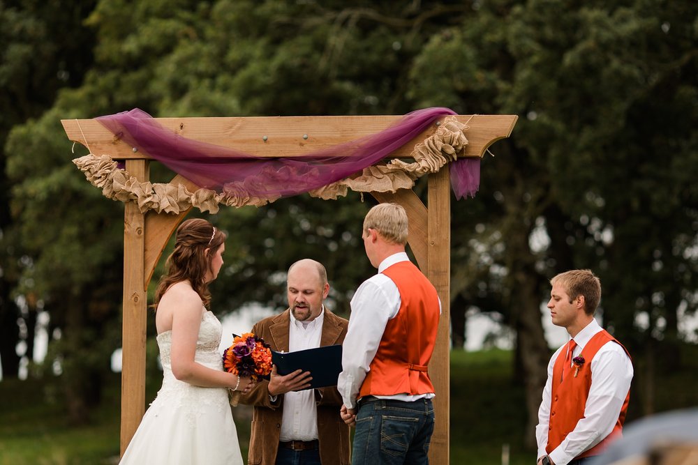 Outdoor Hitching Post Ceremony