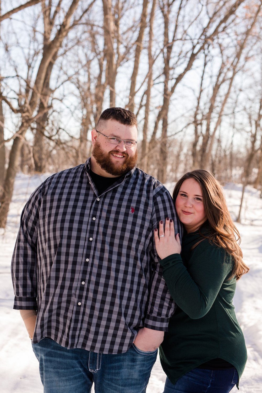 Amber Langerud Photography_Minnesota Countryside Engagement Session with Horses_6058.jpg