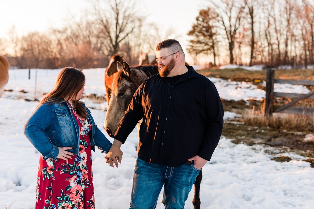 Amber Langerud Photography_Minnesota Countryside Engagement Session with Horses_6080.jpg