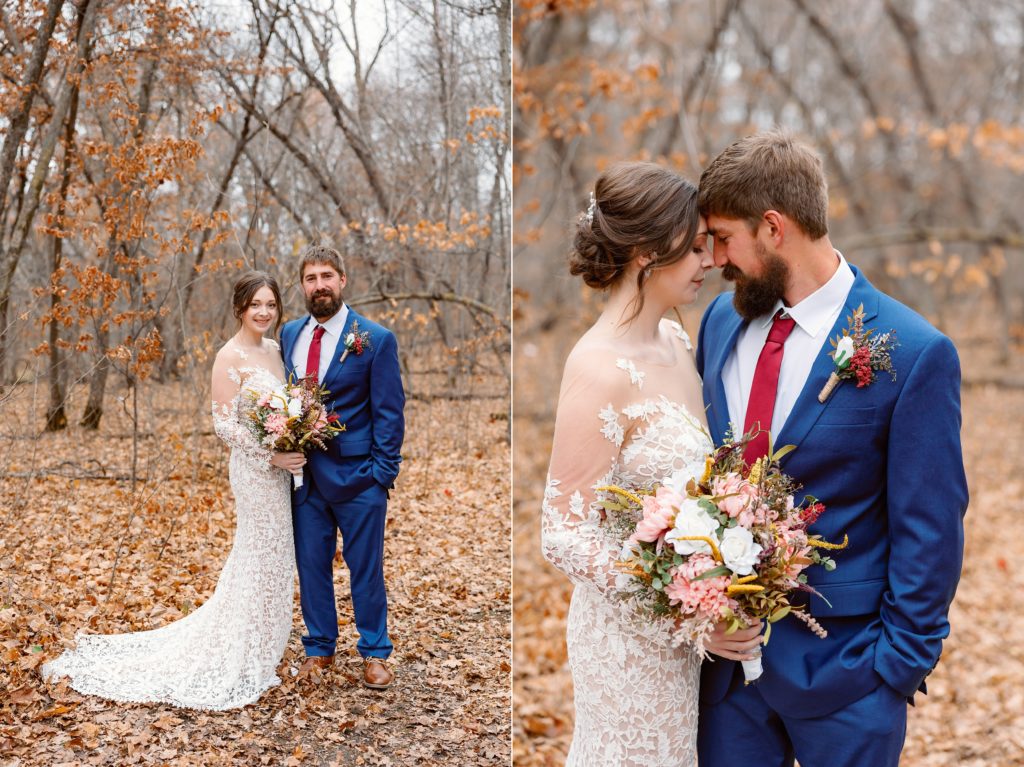Detroit Lakes MN Outdoor Fall Wedding