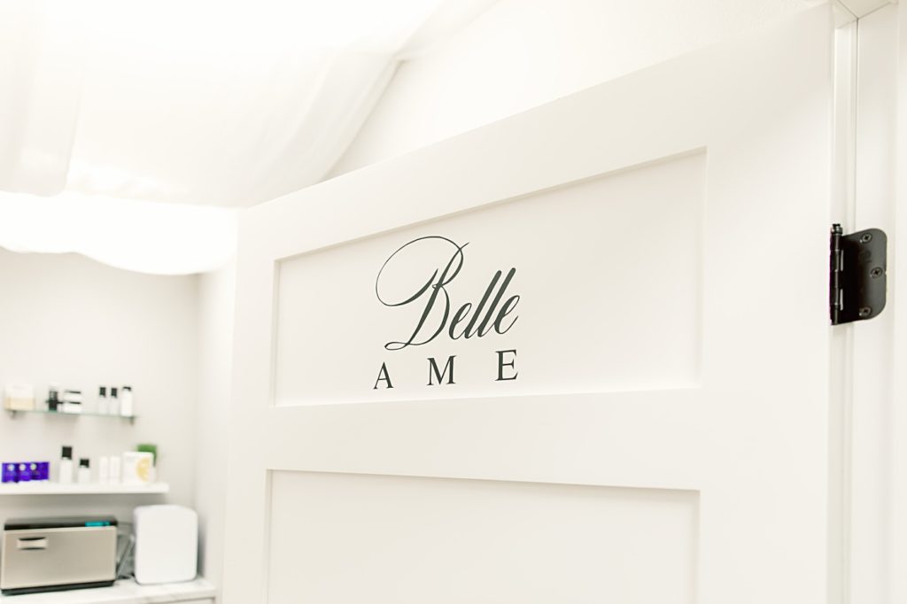 Belle Amé Luxury Skin Studio Brand Photography Session