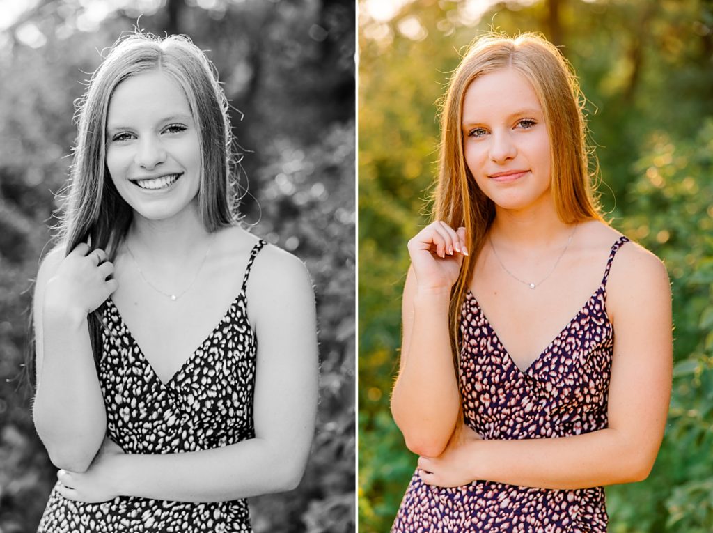 Hawley High School Senior Pictures at golden hour