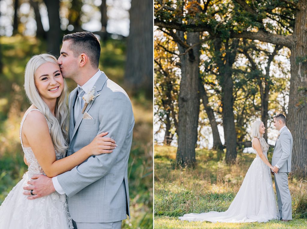 Bride and groom portraits at the Hitching Post