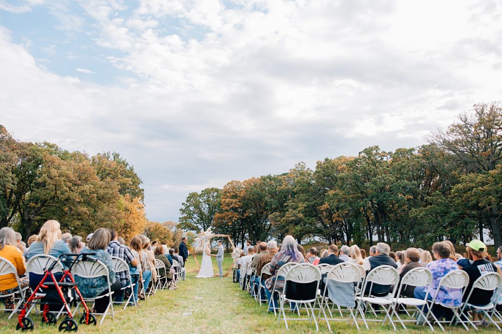 The Hitching Post MN Wedding Ceremony 