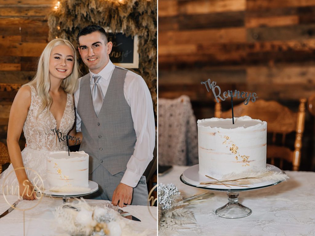 The Hitching Post MN Cake Reception Details