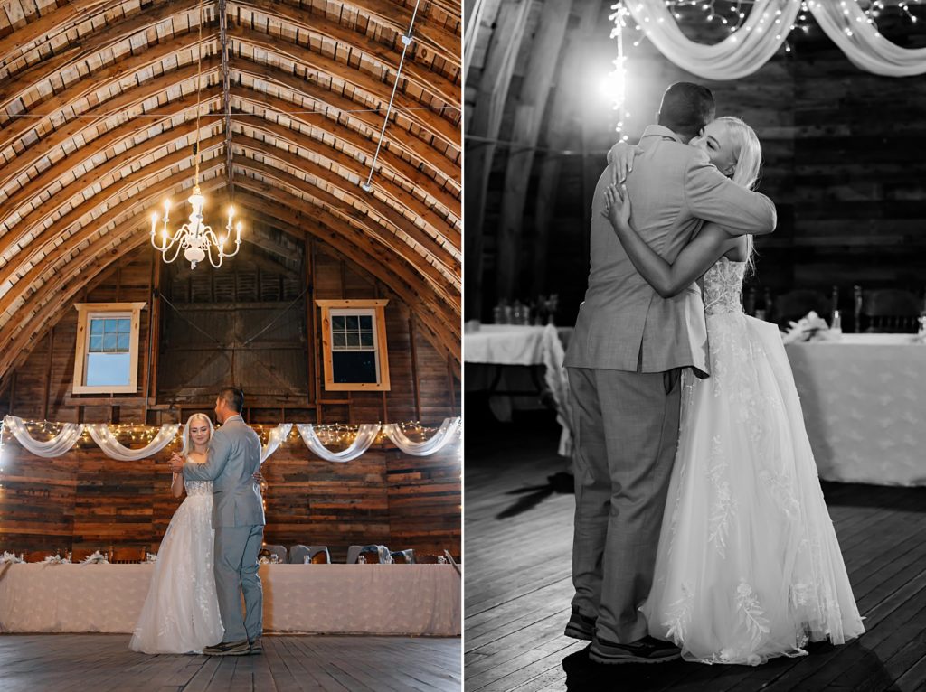 Father daughter dance in the Hitching Post Barn