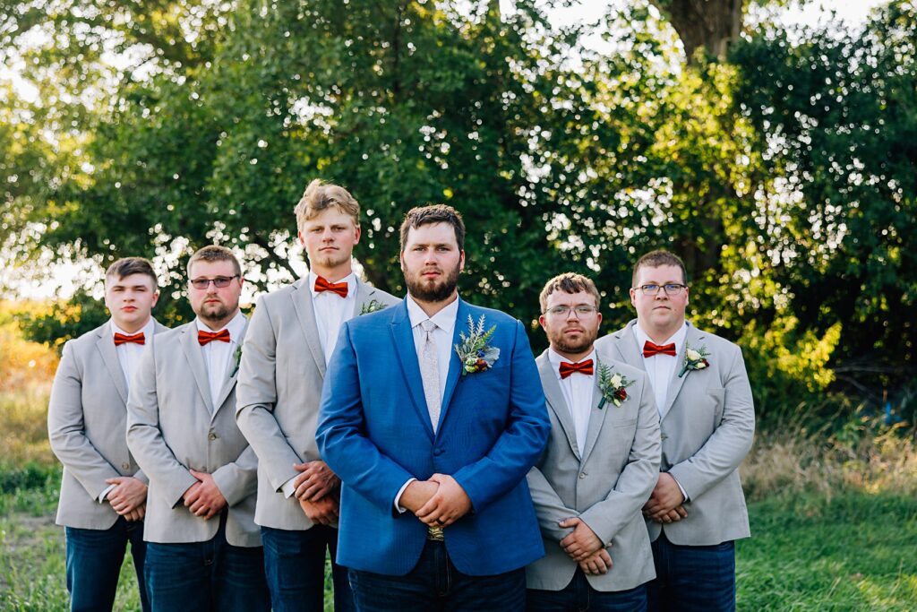 groomsmen portrait