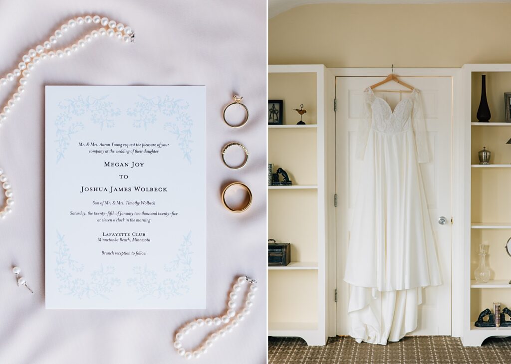 Bridal Details  at the Lafayette Club in Minnetonka Beach, MN