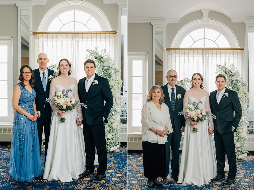 family portraits at the Lafayette Club in Minnetonka Beach, MN