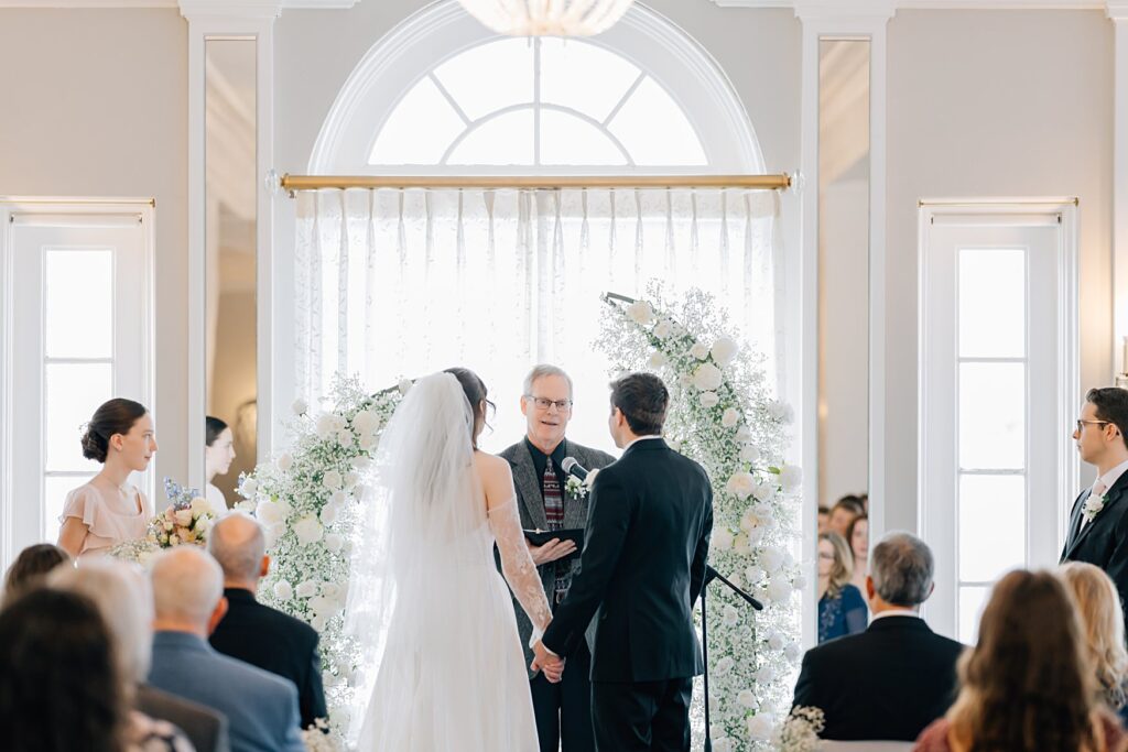 Wedding Ceremony at the Lafayette Club in Minnetonka Beach, MN