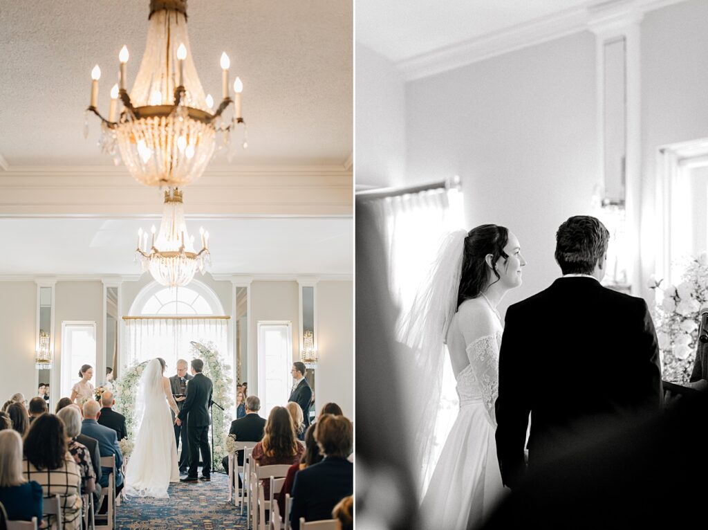 Wedding Ceremony at the Lafayette Club in Minnetonka Beach, MN