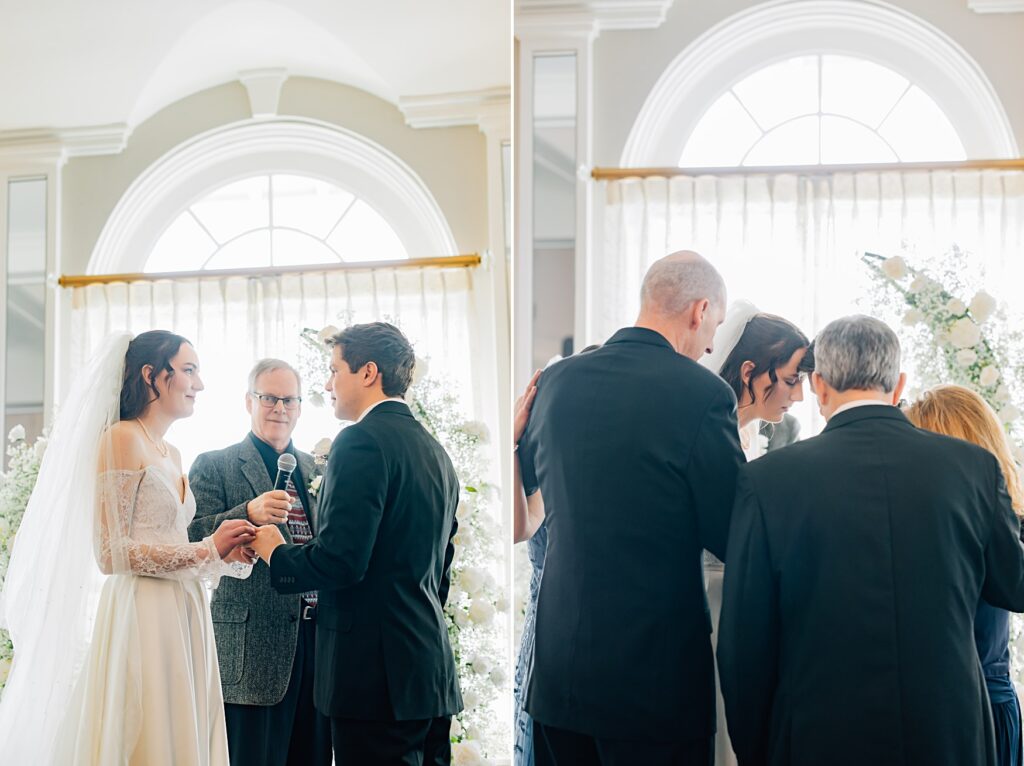 Wedding Ceremony at the Lafayette Club in Minnetonka Beach, MN