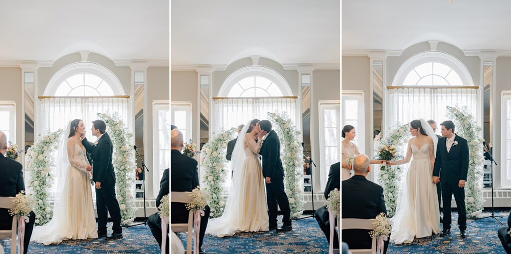 Wedding Ceremony at the Lafayette Club in Minnetonka Beach, MN