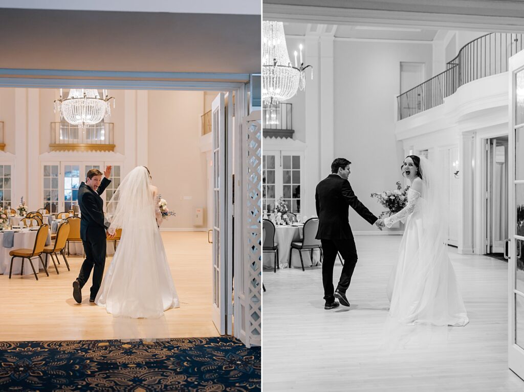 Just Married Portraits at the Lafayette Club in Minnetonka Beach, MN