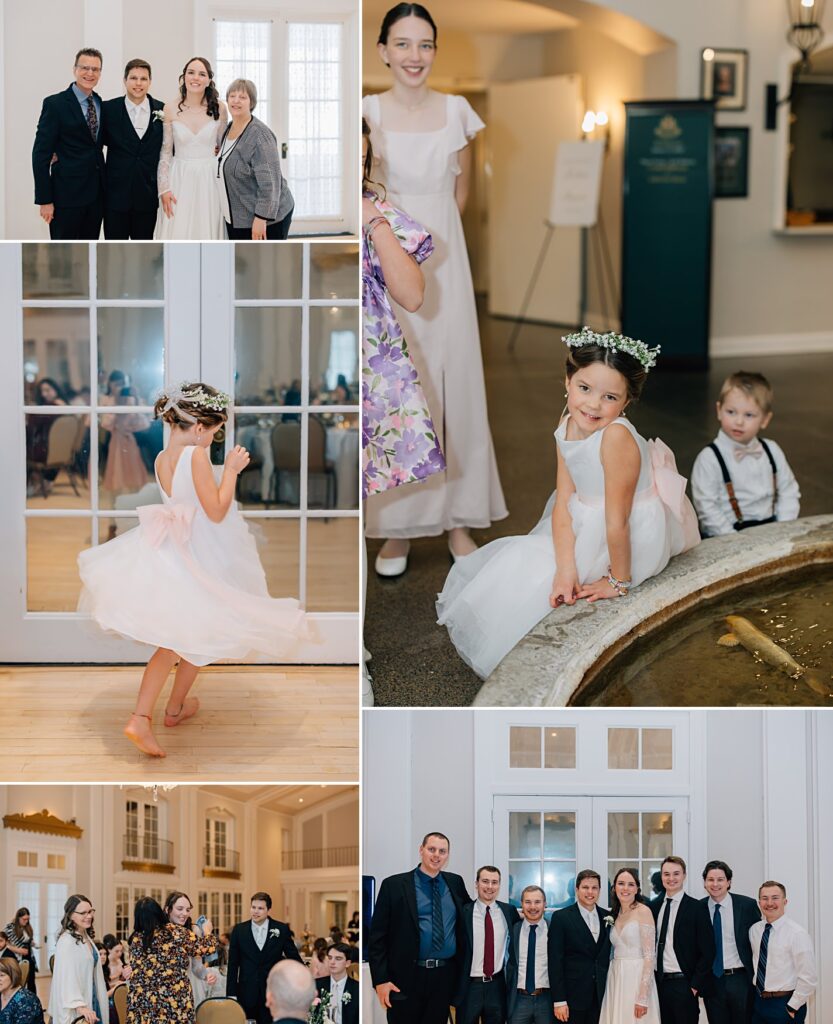 Reception at the Lafayette Club in Minnetonka Beach, MN