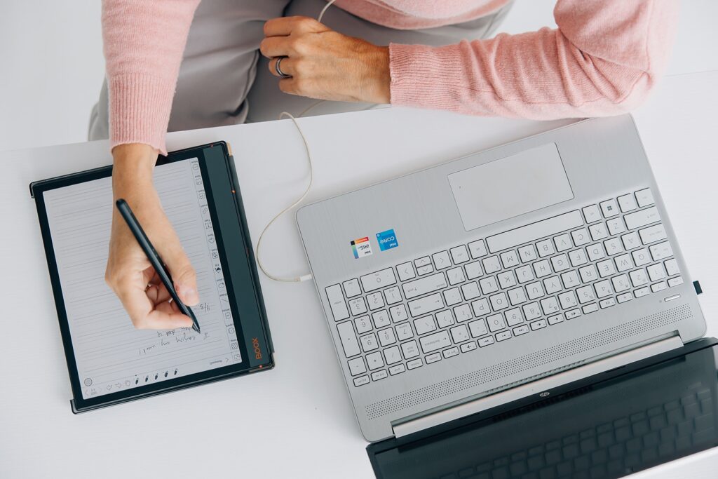 Candid brand photography of Monica McConkey during a professional branding session