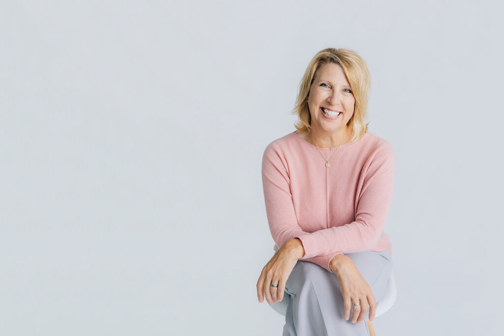 Monica McConkey, rural mental health counselor and speaker, photographed for her brand Eyes on the Horizon