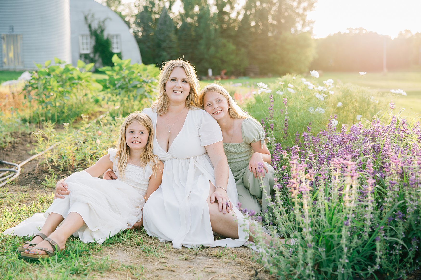 Summer family picture ideas in Detroit Lakes, Minnesota - Visit a Flower Field